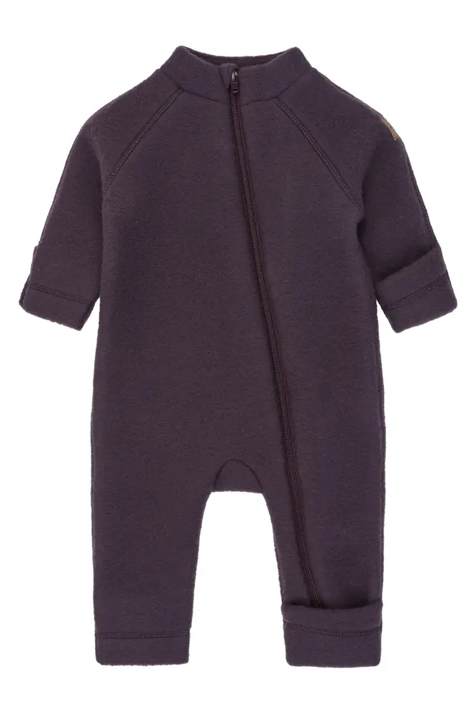 Mikk-Line Ulldräkt - Plum Perfect - 80