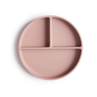 Indelad Tallrik Med Sugpropp - Blush