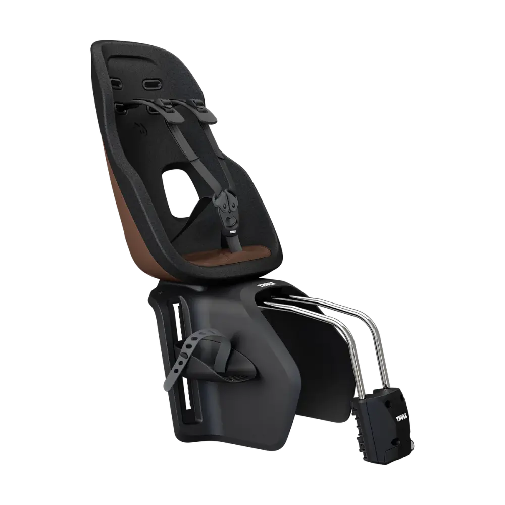 Thule Yepp Nexxt 2 Maxi Frame Mount Cykelsits - Brown | Baby & Barn - Barnsäkerhet - Cykelstolar & hjälmar | BabyMode