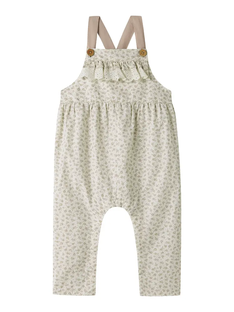 Fjola Hängselbyxor - Coconut Milk - 86 | Barnkläder - Underdelar - Hängsel & jumpsuits | BabyMode