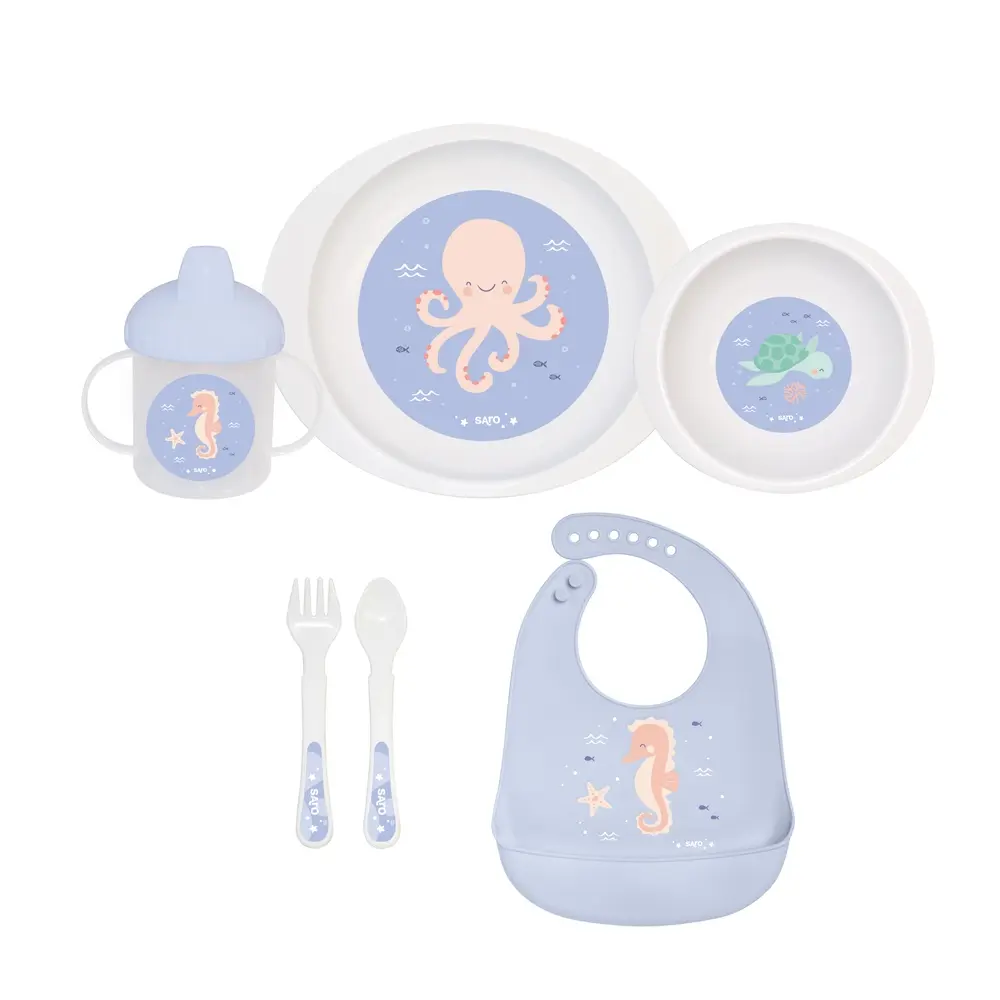 Saro Ocean Life Matset | Baby & Barn - Äta - Barnserviser | BabyMode