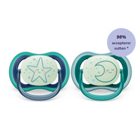 Napp Ultra Air Night 2-pack 6-18 m - Måne/Stjärna