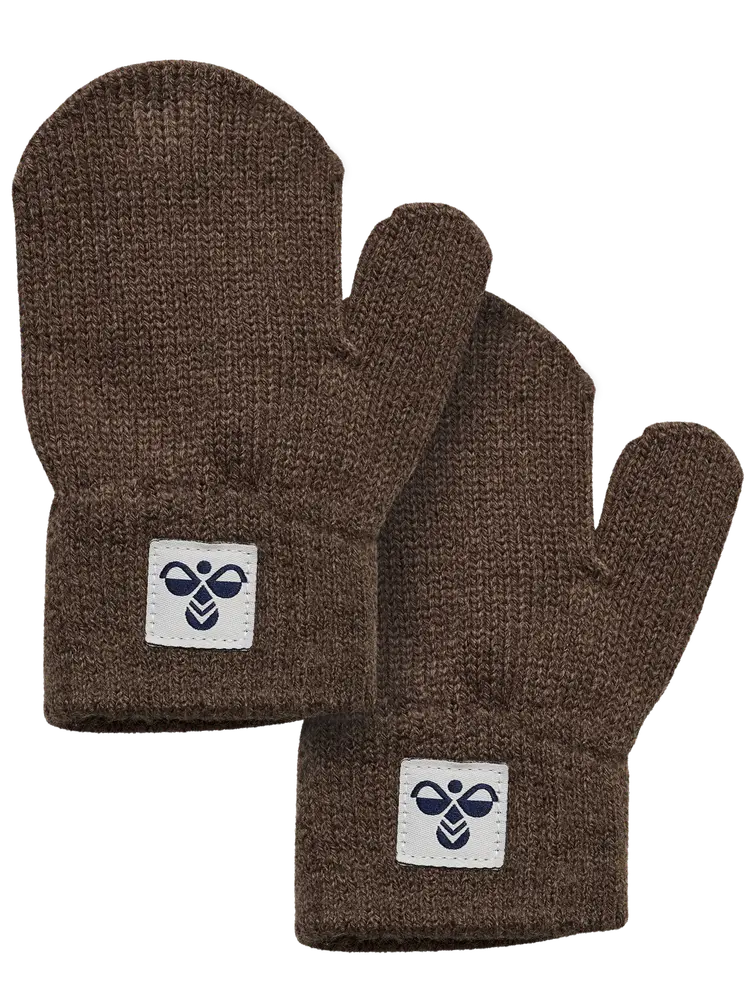Hummel Stickade Vantar 2-pack - Peppercorn - 0/2