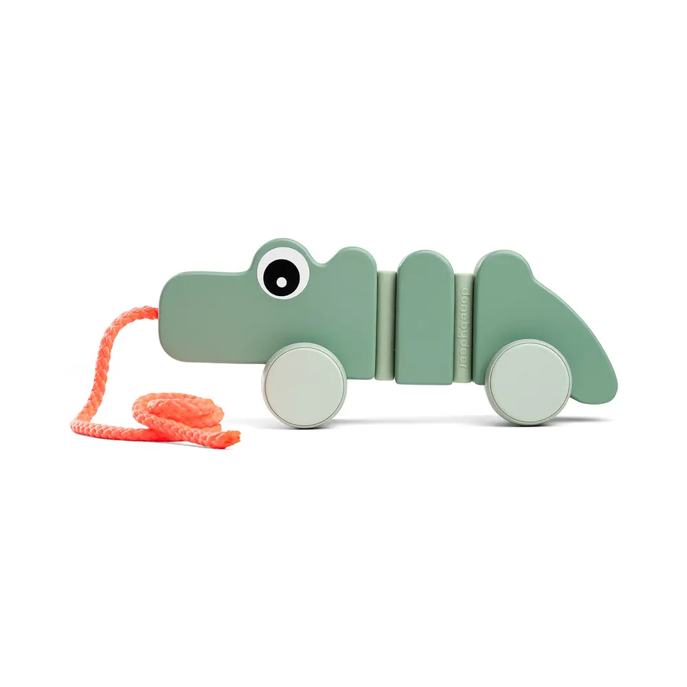 Dragleksak Croco - Green | Leksaker - Babyleksaker - Dragleksaker | BabyMode