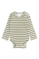 The New Siblings Fro Långärmad Rib Body - Lily Pad Striped