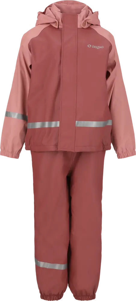 Augus Regnset m. Fleece - Apple Butter - 92 | Barnkläder - Ytterplagg - Regnkläder | BabyMode