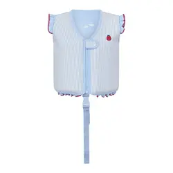 Simväst med rem - Seersucker - Ladybug - Blue