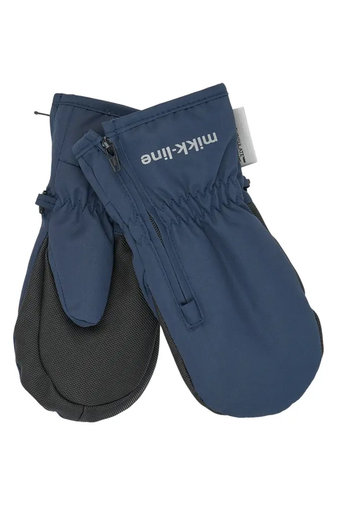 Mikk-Line Vantar Med Dragkedja - Blue Nights - 74/80