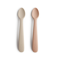 Silikonsked 2-pack - Blush/Shifting Sand