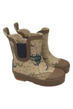 Kort vinter Gummistövle - AOP - Coriander | Skor - Fodrade stövlar - Korta fodrade stövlar | BabyMode