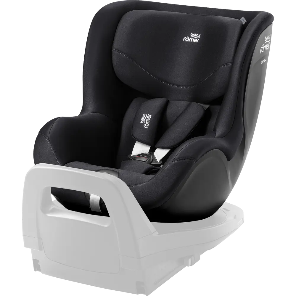 Britax Römer Dualfix 5Z Classic Bilbarnstol - Deep Black | Bilbarnstolar - Bakåtvända bilbarnstolar 9-36 Kg - Bakåtvända bilbarnstolar upp till 23 kg | BabyMode