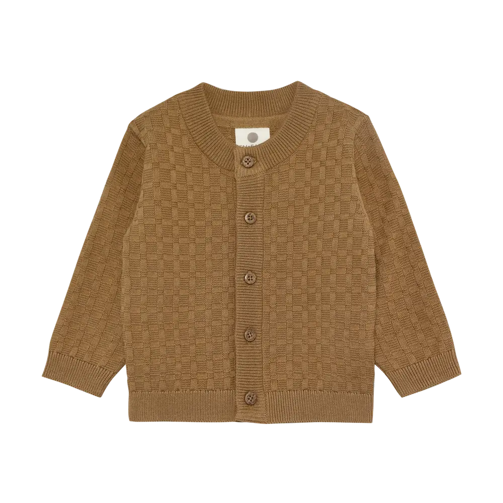 Stickad Kofta - Tigers Eye - 86 | Barnkläder - Toppar - Koftor, västar & tröjor | BabyMode