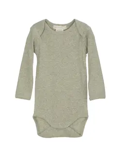 Body - Sage | Kläder - Bodys & overaller - Långärmad body | BabyMode