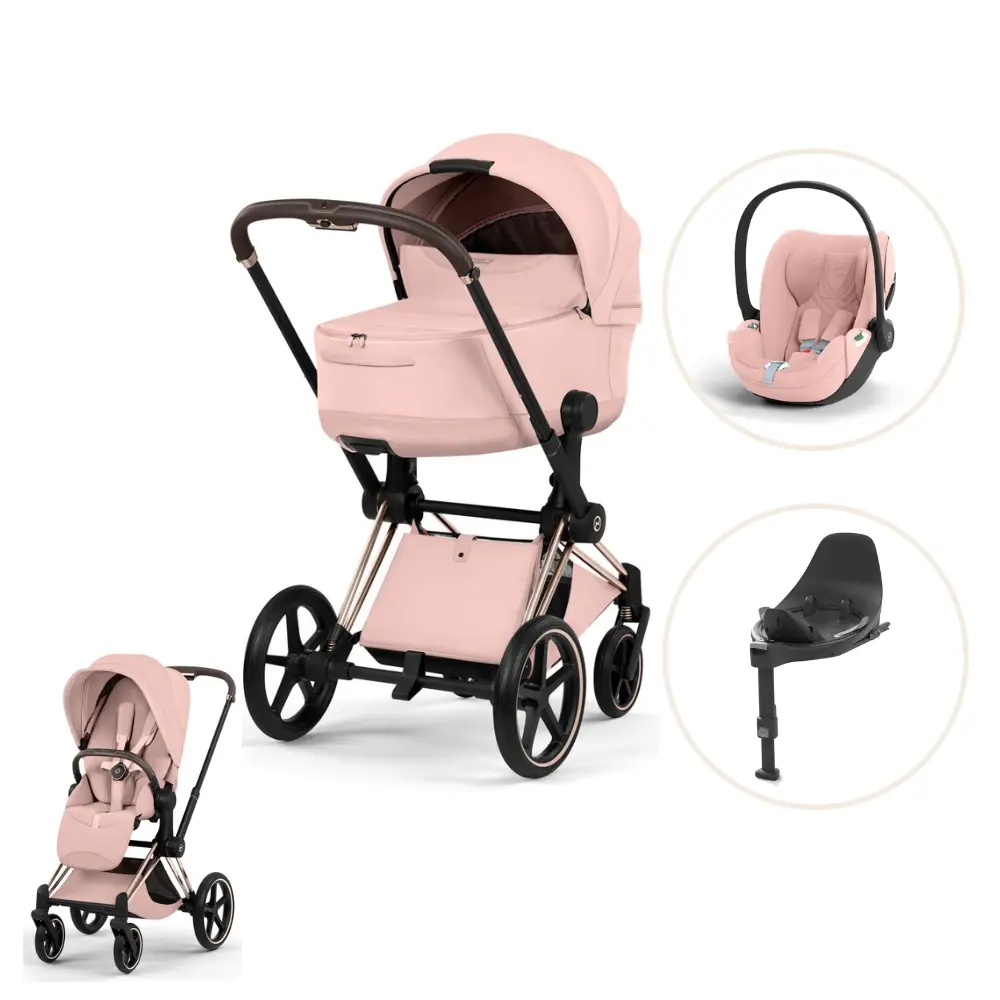 Cybex Priam Style Sittvagn - Peach Pink/Rosegold