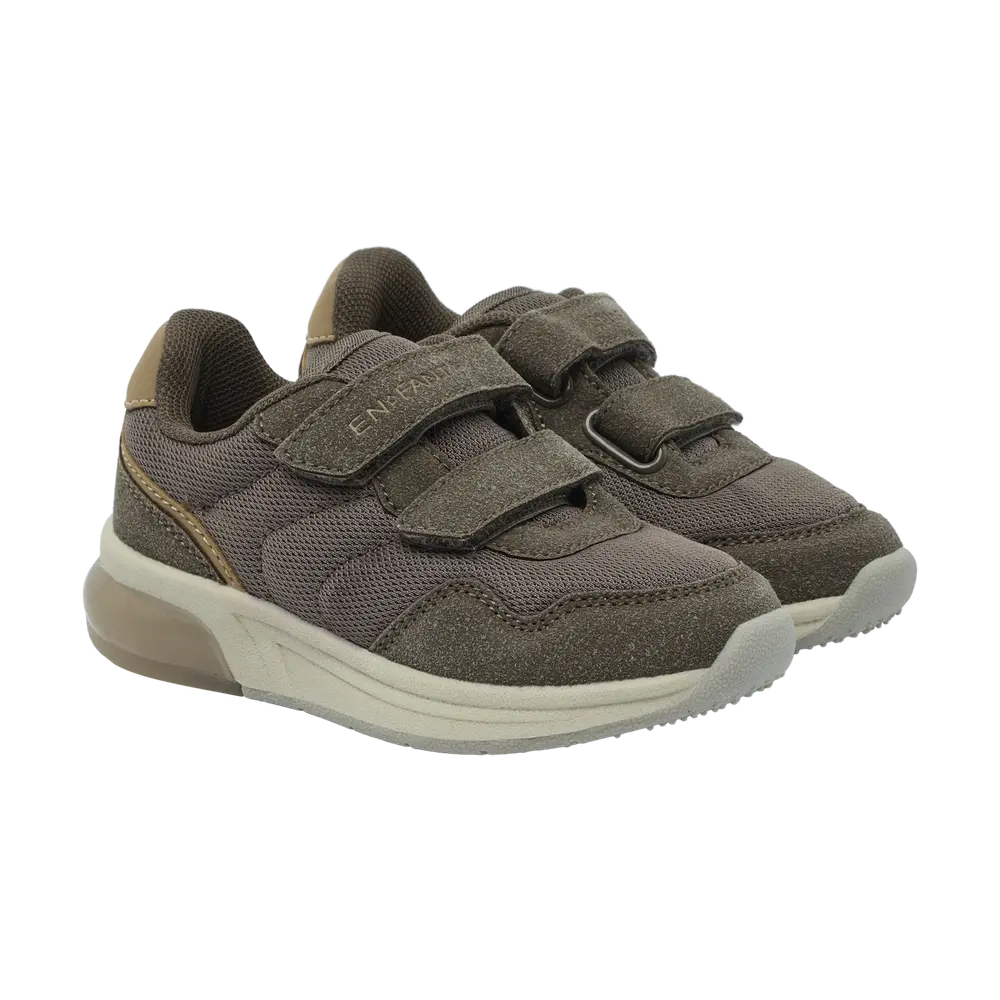 Sneakers kardborreband m. Ljus - Morel - 24 | Barnskor - Sneakers - Sneakers med lampor | BabyMode