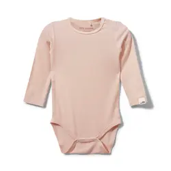Långärmad Body - Light Rose | Kläder - Bodys & overaller - Långärmad body | BabyMode