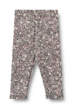 Jersey Leggings Jules - Purple Stone Flowers | Kläder - Underdelar - Leggings | BabyMode