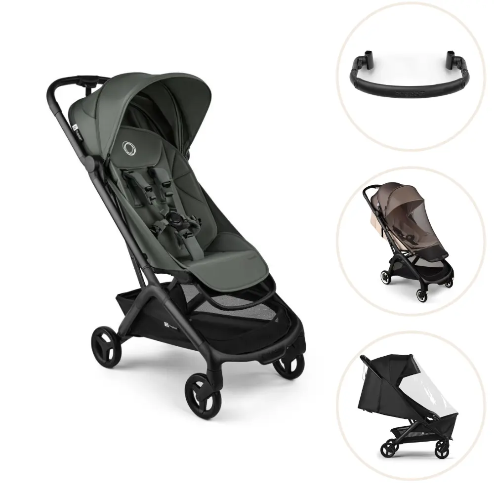 Bugaboo Butterfly 2 Resevagn - Black/Forest Green
