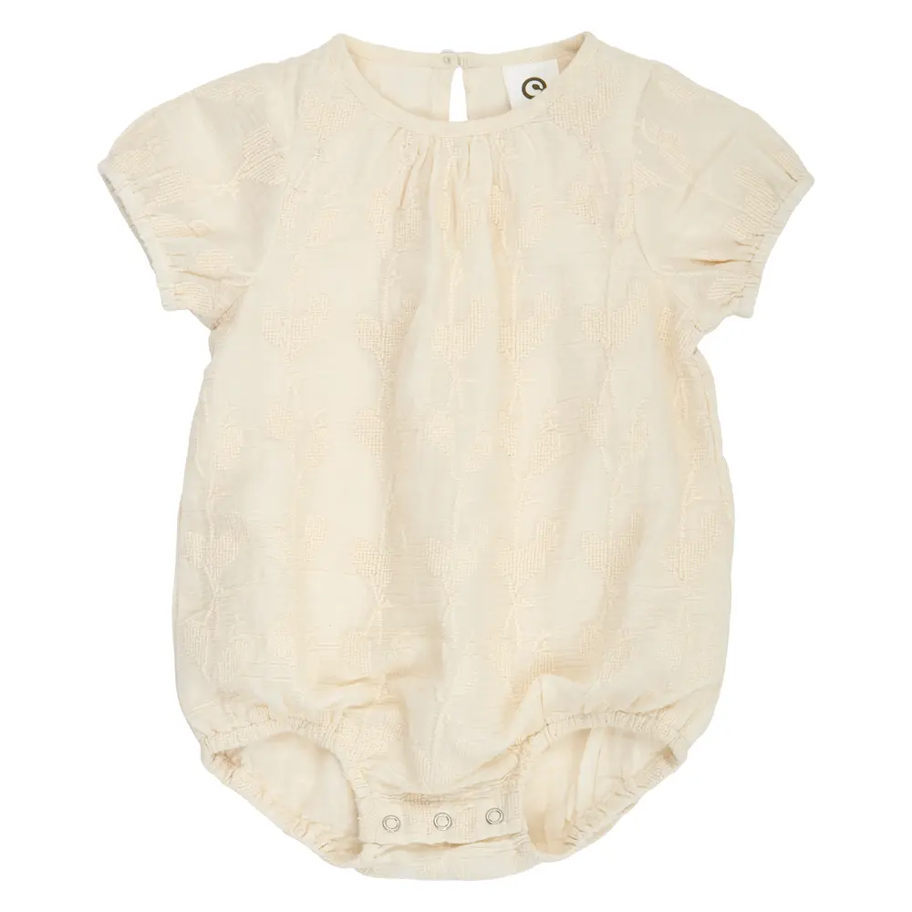 Poetry Romper - Natural - 68 | Barnkläder - Bodys & overaller - Kortärmad body | BabyMode