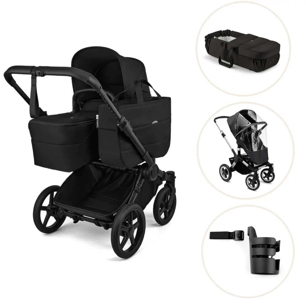 Bugaboo Donkey 6 Barnvagn - Heritage Black/Black