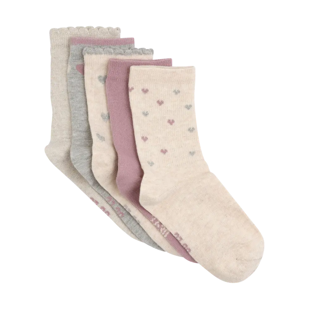 Mönstrade Strumpor 5-pack - Rainy Day - 19\22 | Barnkläder - Strumpor & strumpbyxor - Strumpor | BabyMode