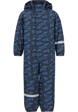 Vinteroverall Tower Printet W-PRO 10000 - Navy | Kläder - Ytterplagg - Overaller | BabyMode