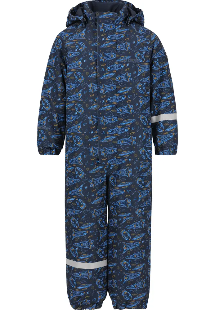 Vinteroverall Tower Printet W-PRO 10000 - Navy - 92-98