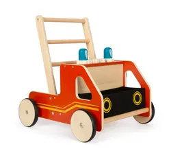 Gå-Vagn - Brandbil | Leksaker - Babyleksaker - Gå-stol & gå-vagnar | BabyMode