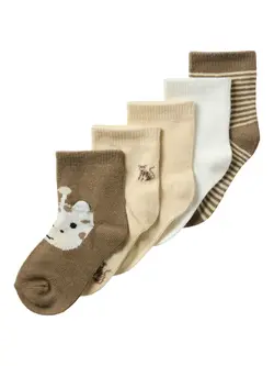 Touni Strumpor 5-Pack - SummerSand | Kläder - Strumpor & strumpbyxor - Strumpor | BabyMode