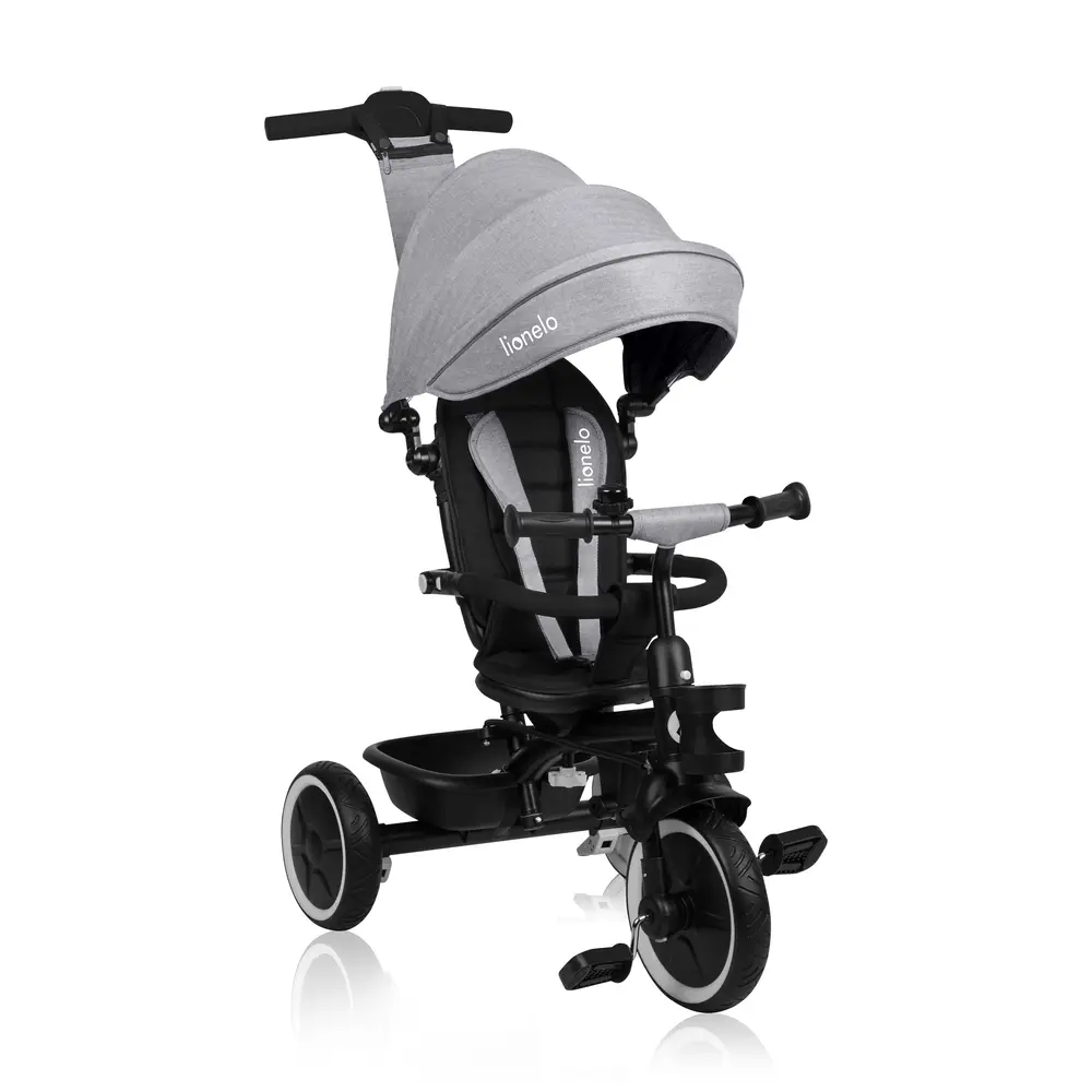Lionelo Berry Trehjuling - Grey Stone | Leksaker - Utomhuslek - Sparkcyklar & rullskridskor | BabyMode