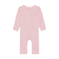 Jumpsuit Melange Rib - Bleached Mauve Melange