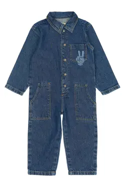 Byxdräkt Parker Worker - Blue Denim | Kläder - Underdelar - Hängsel & jumpsuits | BabyMode