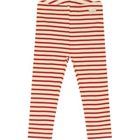 Leggings - Chili pepper/dark off white