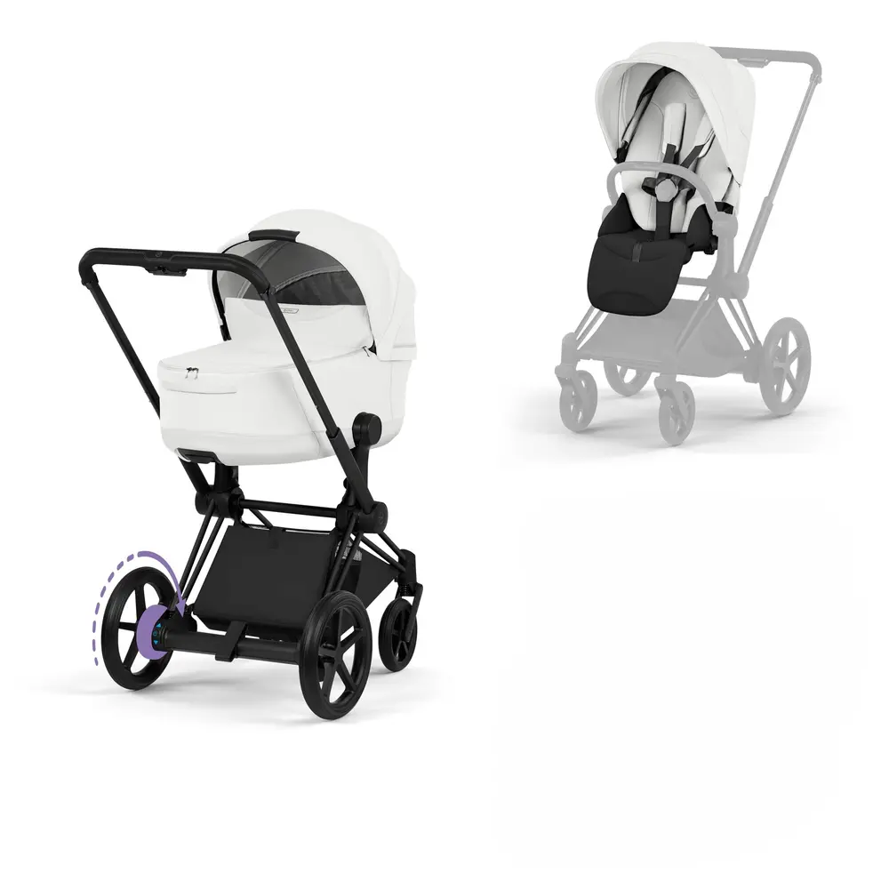 Cybex e-Priam Style Sittvagn - Sepia Black/Matt Black