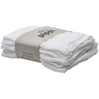 Ekologiska muslinfilt (4-pack) - Vit