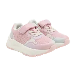 Sneaker m. Kardborreband - Bridal Rose