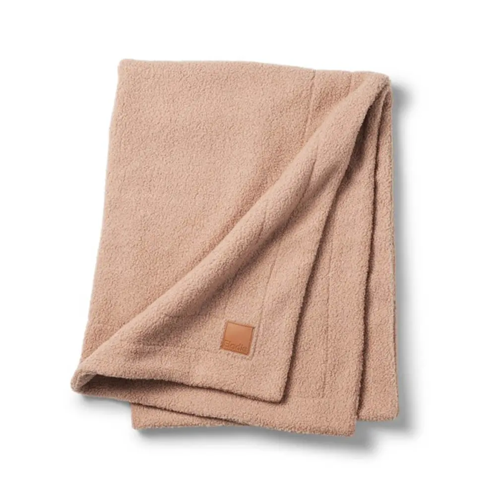Pärlsammetsfilt - Pink Bouclé | Barnrum - Textilier - Filtar & swaddlers | BabyMode