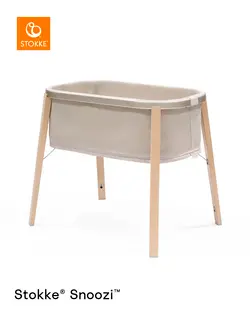 Stokke Snoozi - Sandy Beige | Barnrum - Barnsängar & vaggor - Vaggor | BabyMode