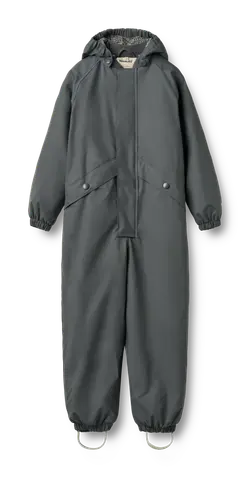 Regnoverall Aiko Vadderad - Grey/Blue | Kläder - Ytterplagg - Regnkläder | BabyMode