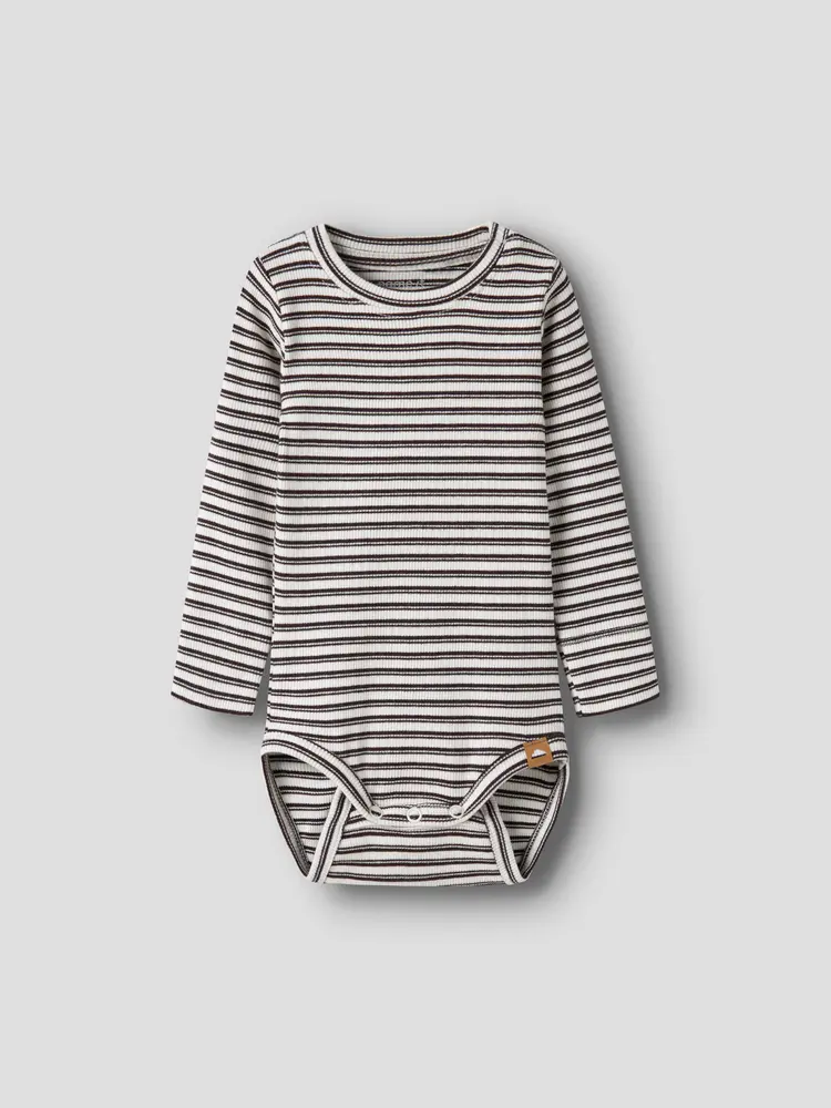 Name It Berro R Långärmad Body - Chocolate Plum - 56