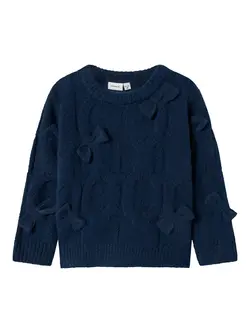 Olivia Skickad Tröja - Navy Blazer | Kläder - Toppar - Koftor, västar & tröjor | BabyMode