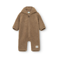 Mini A Ture Matadel Teddyfleece Jumpsuit - Otter Brown