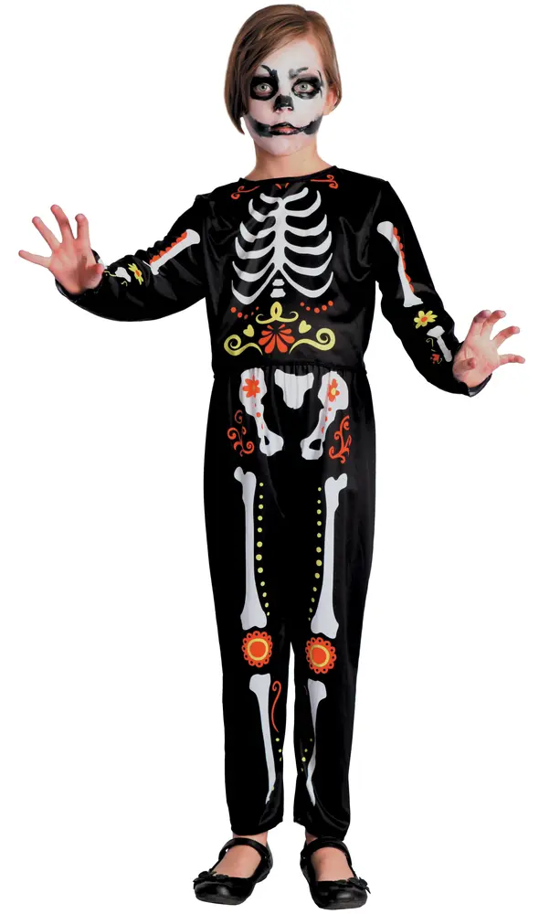 Day Of Dead Kostym - 5-7 ÅR