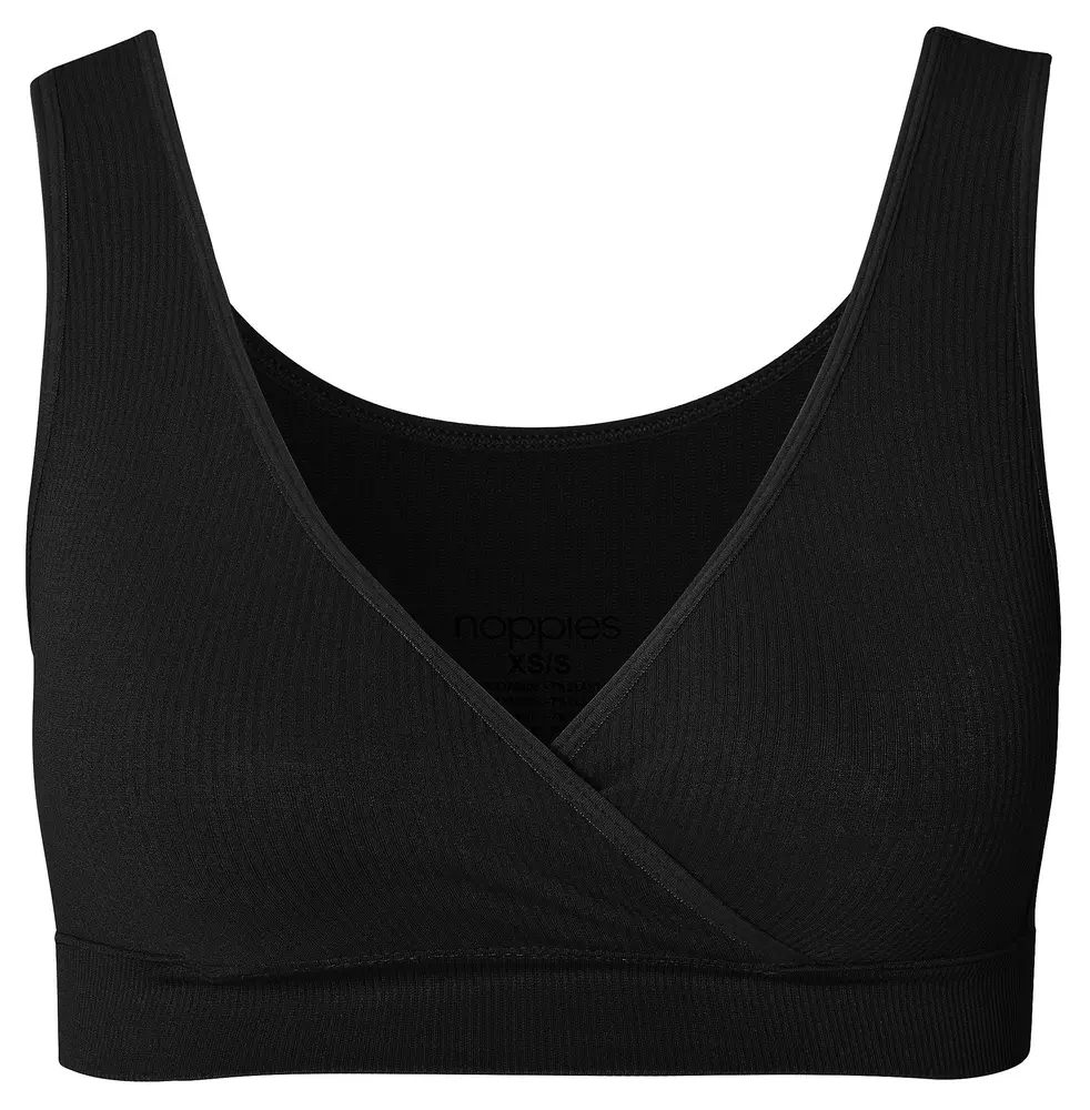 Noppies Gayla Sömlös Amningstopp - Black - XL\XXL | Graviditet & Amning - Amning - Amnings-BH | BabyMode