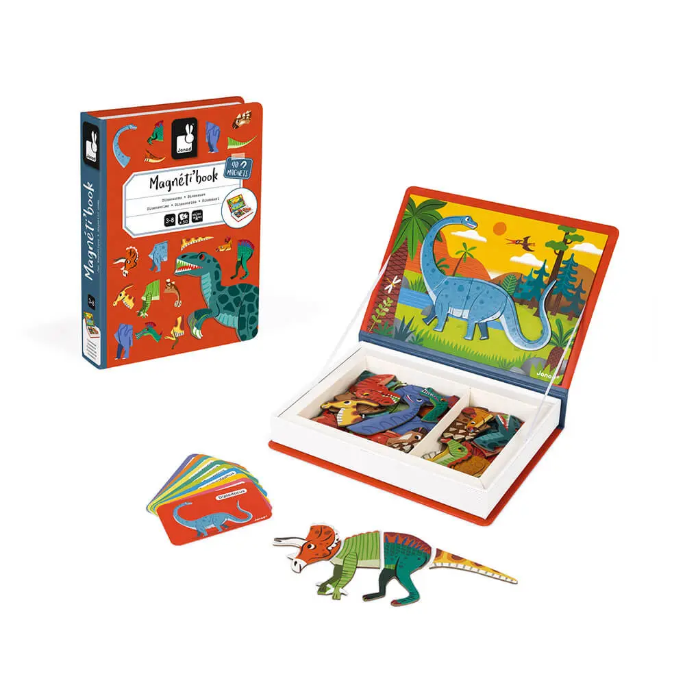 Magnetbok Dinosaurs