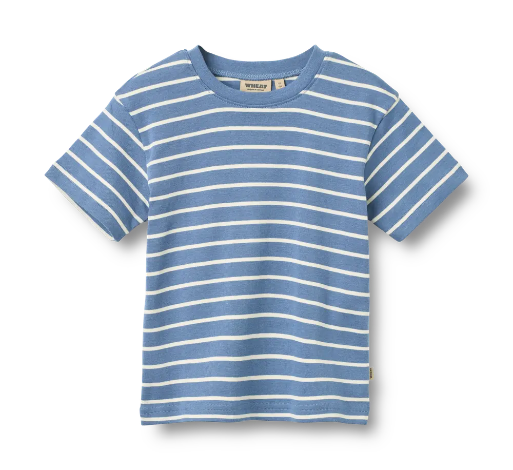 Fabian T-shirt - Blue Stripe - 104 | Barnkläder - Toppar - T-shirts & toppar | BabyMode