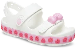 Crocband Cruiser Pet Sandal T - WHITE/PINK | Skor - Sandaler - Sandaler med öppen tå | BabyMode