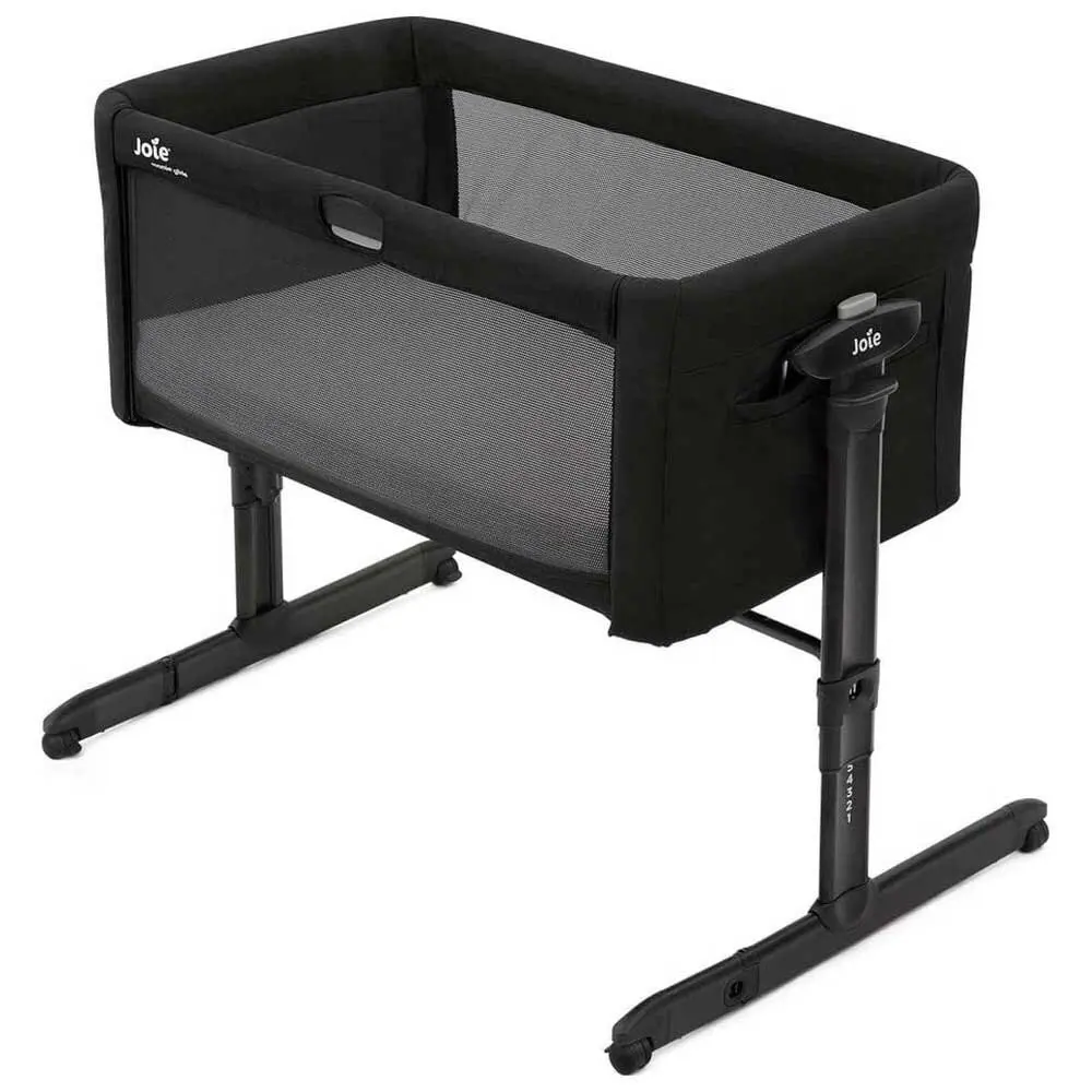 Joie Roomie Glide Bedside Crib - Shale | Barnrum - Barnsängar & vaggor - Vaggor | BabyMode