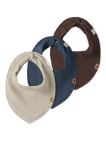 Name It Yasim Rib Bib 3-Pack - French Roast