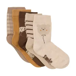 Strumpor 5-pack - Simply Taupe | Kläder - Strumpor & strumpbyxor - Strumpor | BabyMode